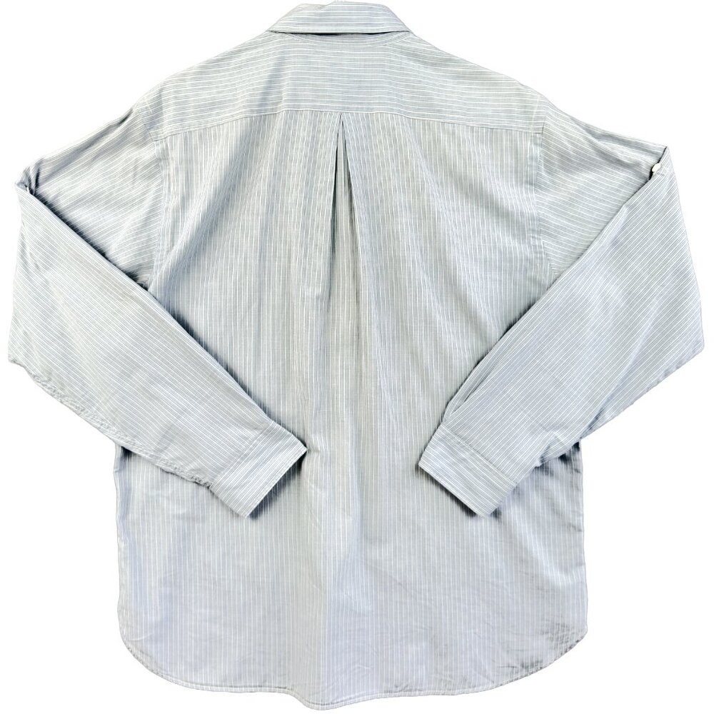 RRL Ralph Lauren Vintage Indigo Pinstripe Work Shirt Large – Heritage Oxford - Picture 2 of 14